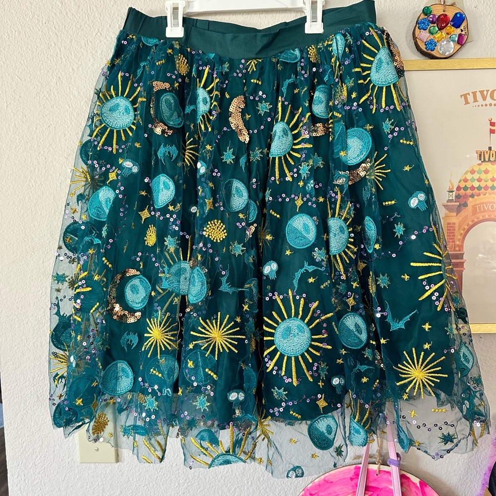 Disney Tulle Sequin Skirt XL Nightmare Before Christmas
